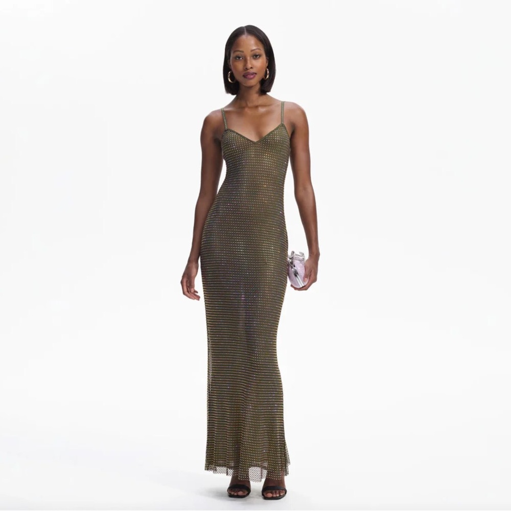 Self-Portrait Rhinestone Dress
